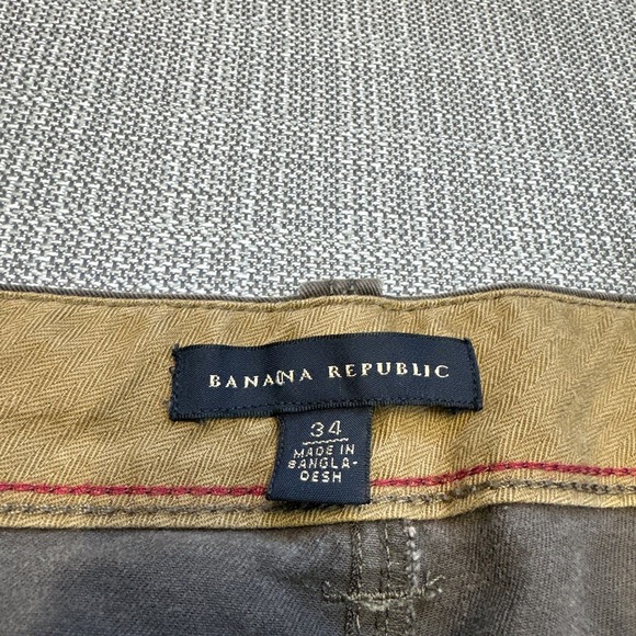 Banana Republic Cargo Shorts 34 Brown Utility Hiking Tactical Drawstring Pockets - Picture 2 of 8